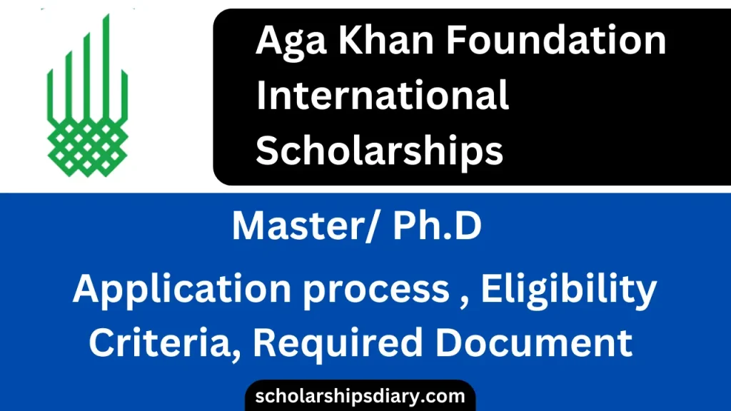 Aga Khan Foundation International Scholarship 2024-2025 | Application Process
