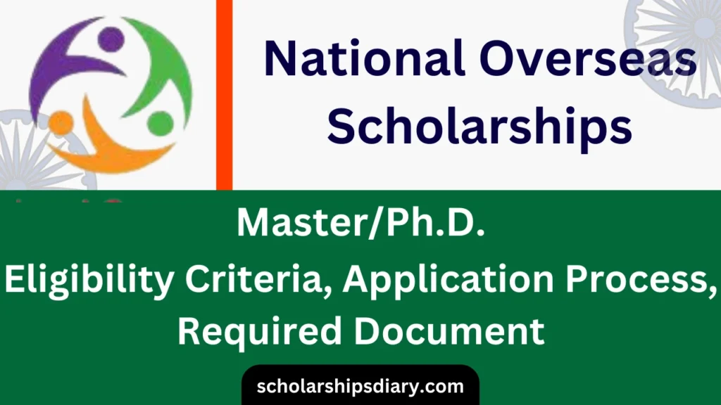 National Overseas Scholarship 20223/24