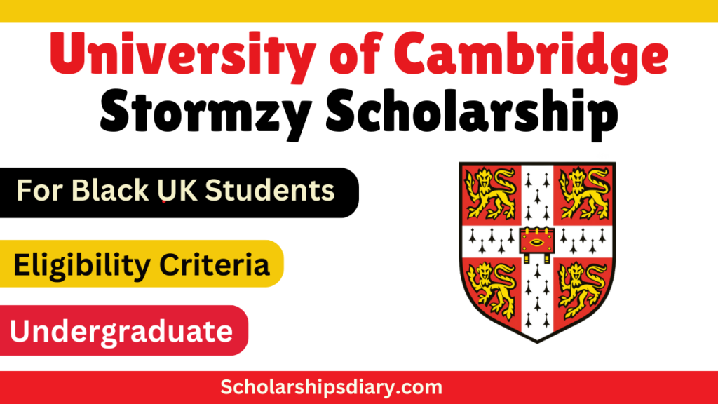 University of Cambridge Stormzy Scholarship 2024 for Black UK Students